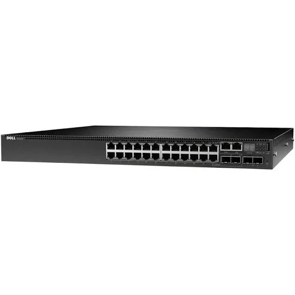 Dell 210-ABPZ Networking N3024P 24P 1GbE L3 2P 10GbE PoE+ Switch